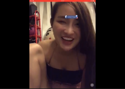 Nữ sinh ngoan hiền cười duyên live tìm dady